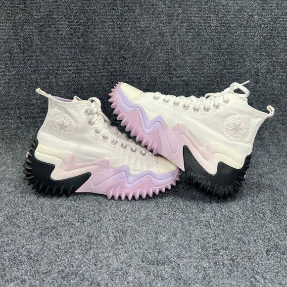 Converse Run Star Motion Sneakers Women's 10 Purple Ombre CTAS Hi Platform Shoes - Picture 7 of 13